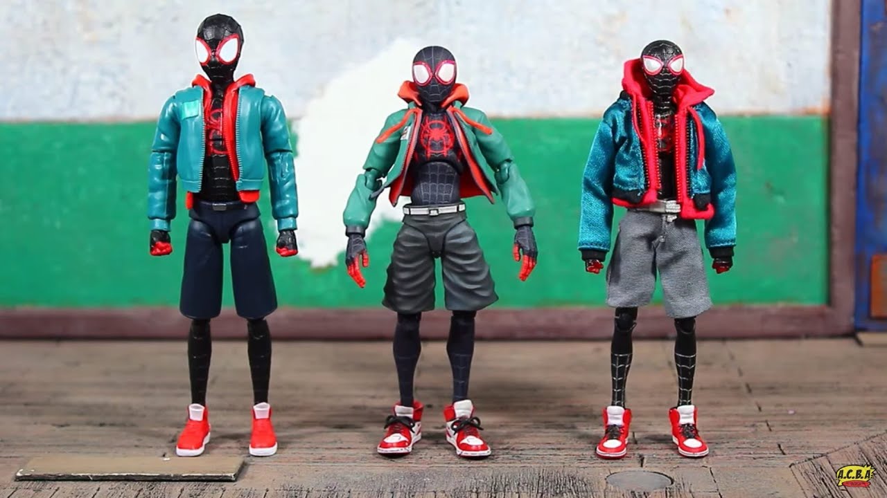 Sentinel SV Action, Into The Spider-Verse Animated Movie MILES MORALES SPIDER-MAN Figure Review Pt 2