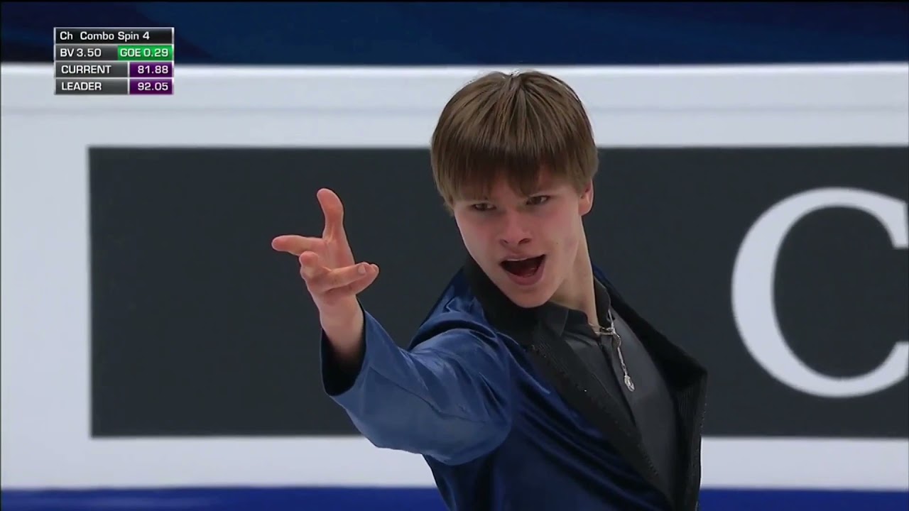 Deniss Vasiljevs – 2018 European Figure Skating Championships FS (no commentary)