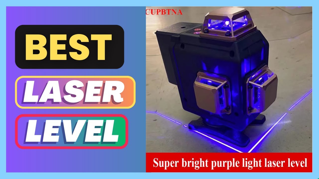 Best Laser Level 3D 4D 8/12/16 Line Powerful Purple Light