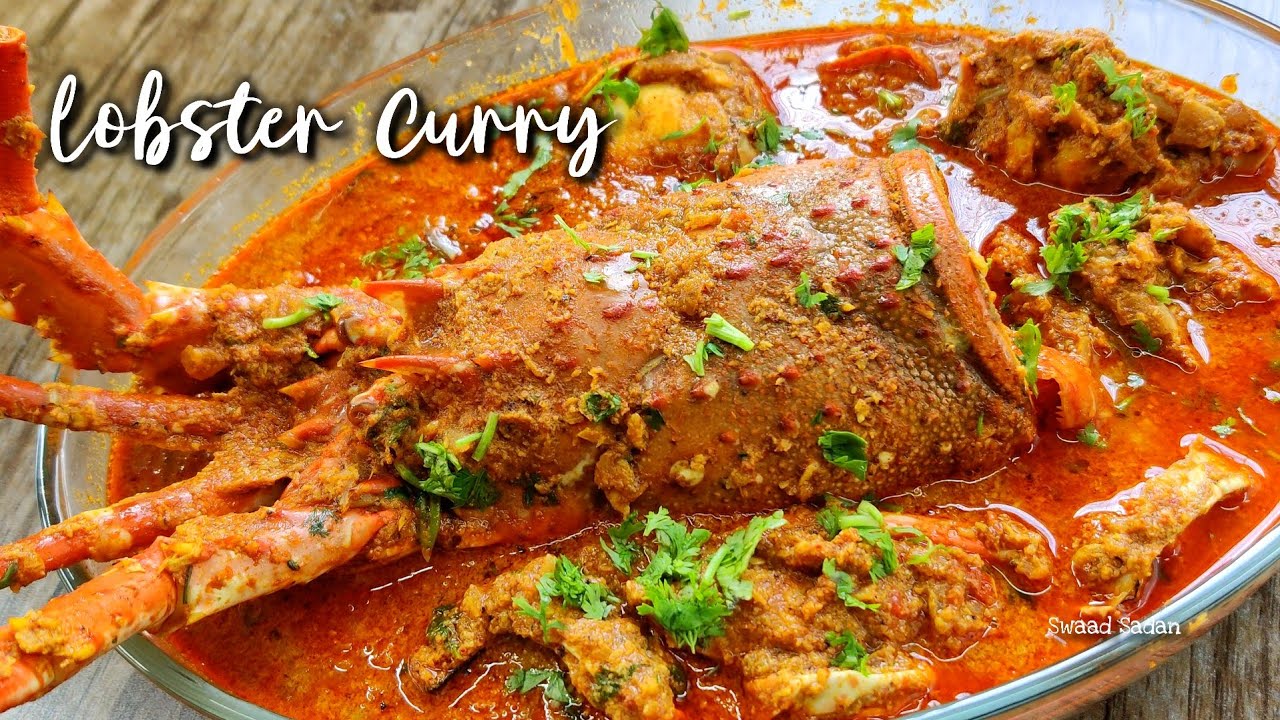 Lobster Curry Recipe | Delicious Lobster Curry with Coconut Milk | King Size Lobster | शेवंड रस्सा