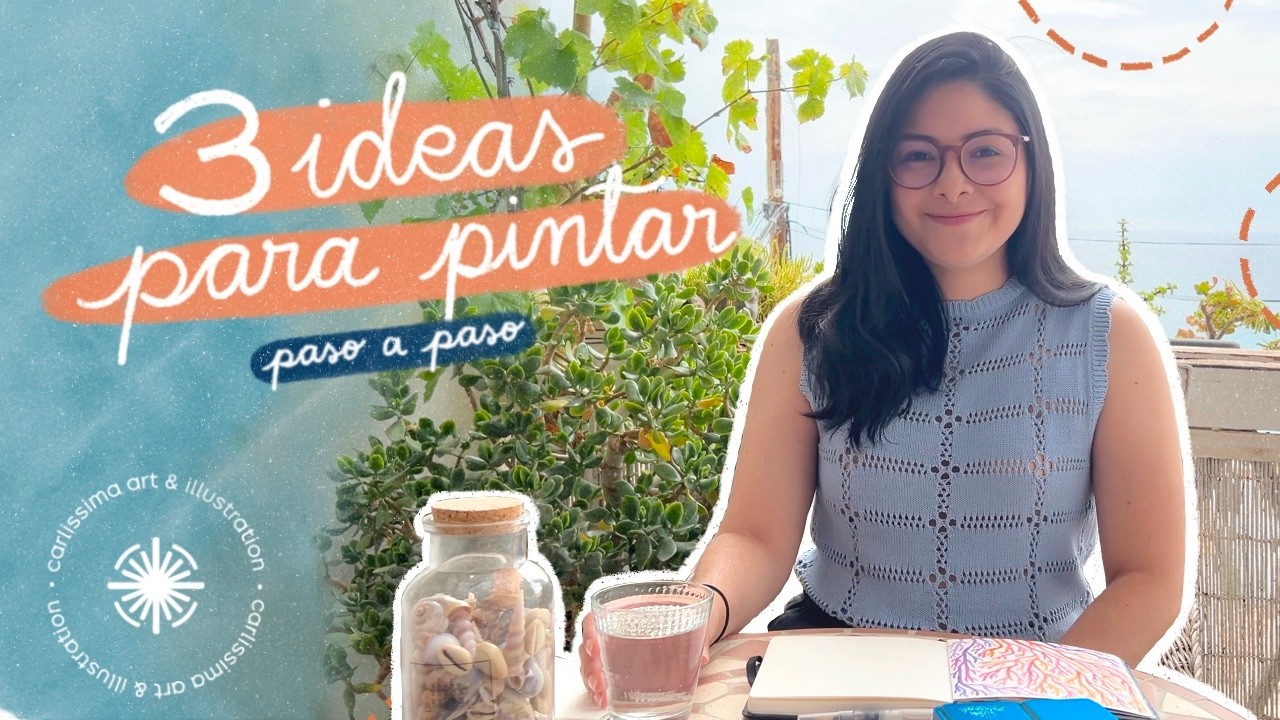 3 ideas FACILES para PINTAR CON ACUARELA. 😊✨