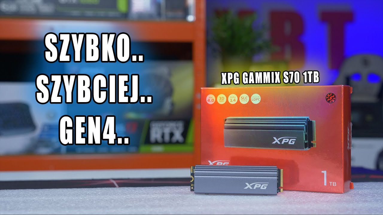ADATA XPG GAMMIX S70 - szybki dysk Gen4...ale...