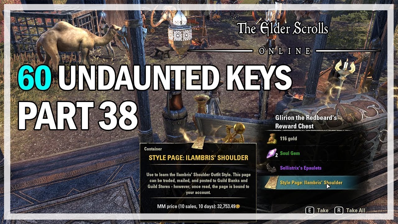 60 UNDAUNTED KEYS Opening Episode 38 Ilambris Motif - The Elder Scrolls Online