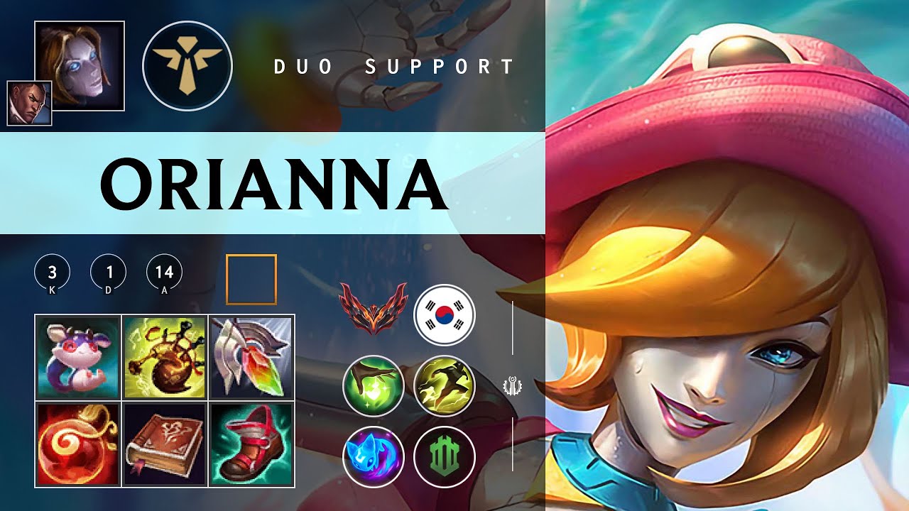 Orianna Support vs Thresh - KR Grandmaster Patch 26.02