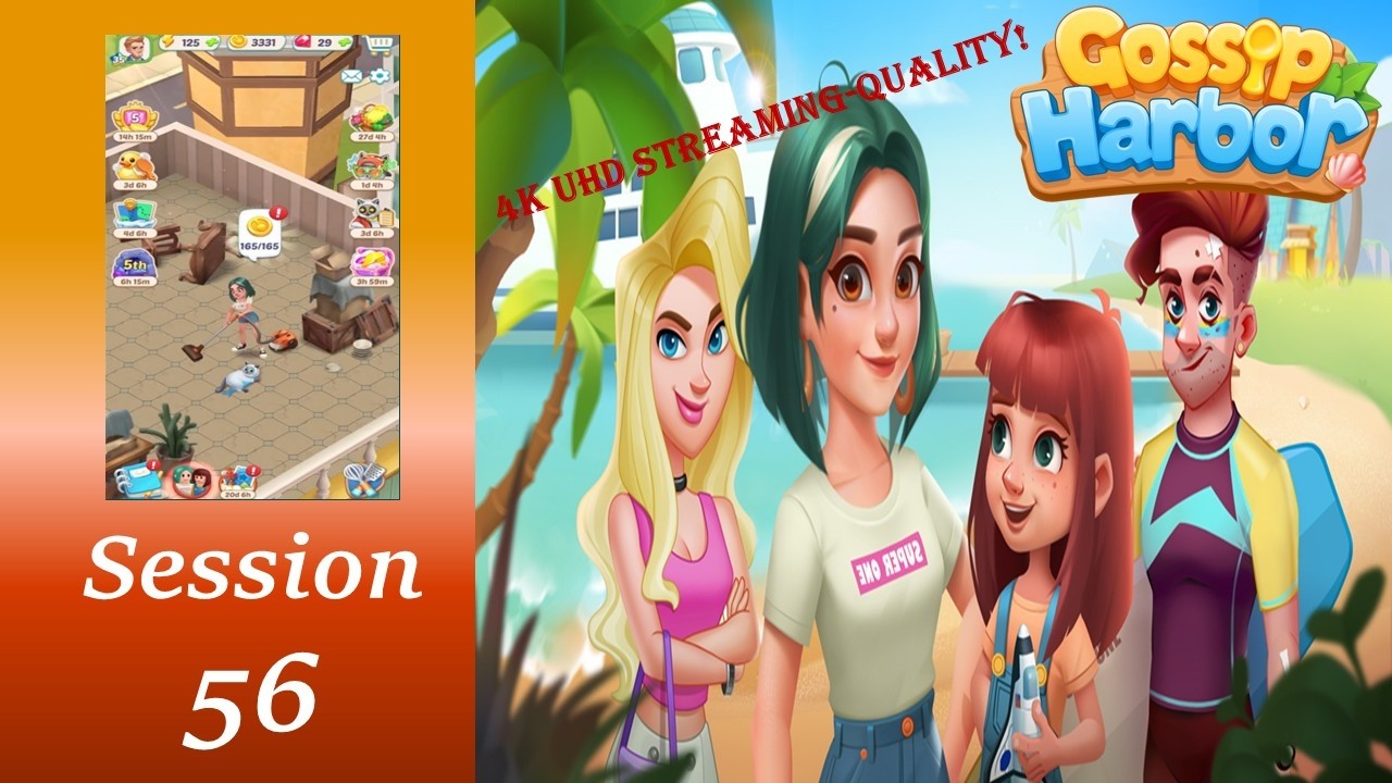 Gossip Harbor:Merge & Story 30 Minutes Gameplay - Session 56