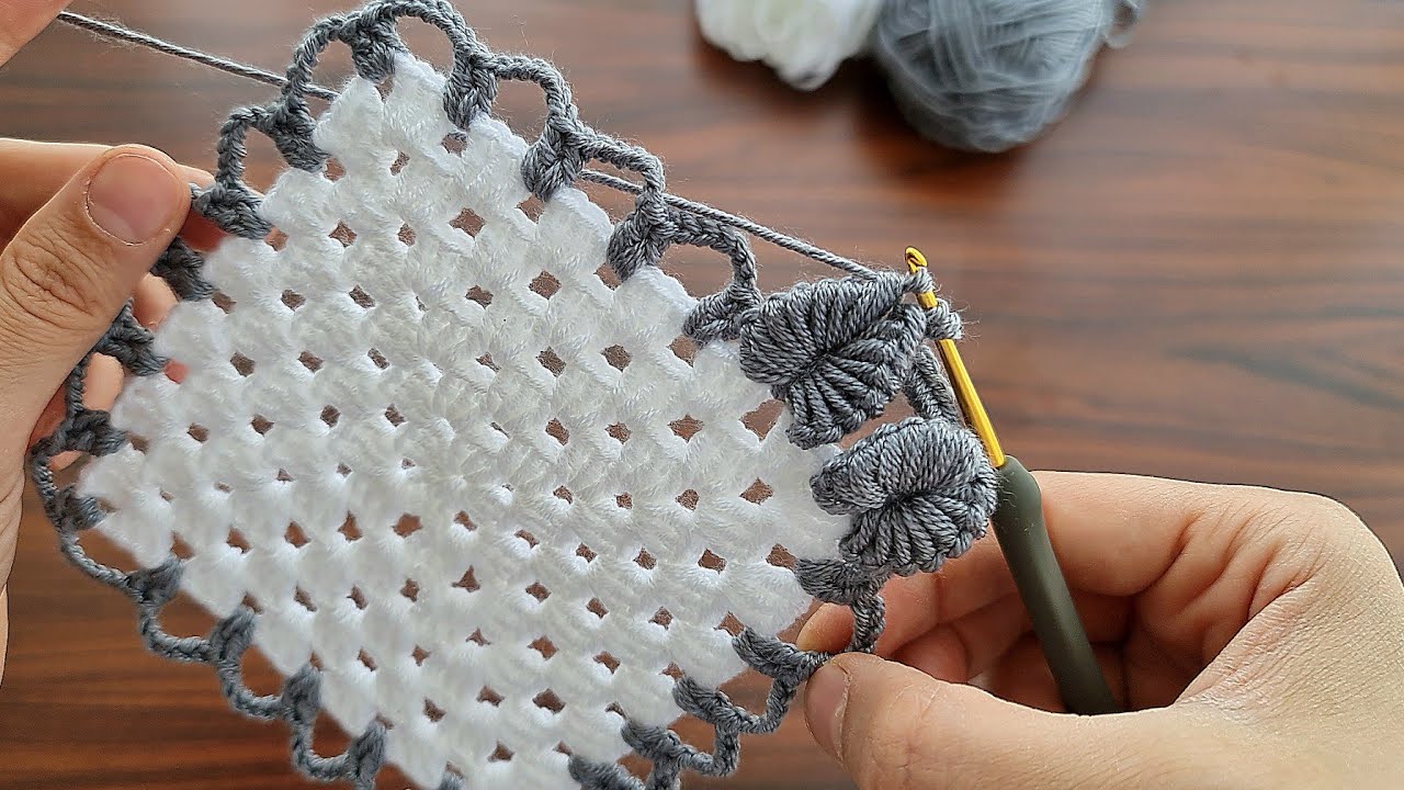 MUY HERMOSO😍Super easy How to crochet a coaster supla. Çok Kolay Tığ İşi Supla Bardak Altlığı motif.