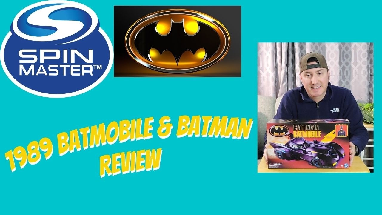 NEW 1989 Spin Master Batmobile & Batman Review