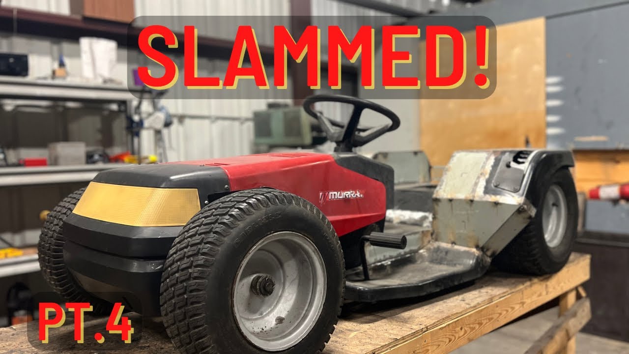 How To Lower a Lawn Tractor As Low As Possible Pt. 4