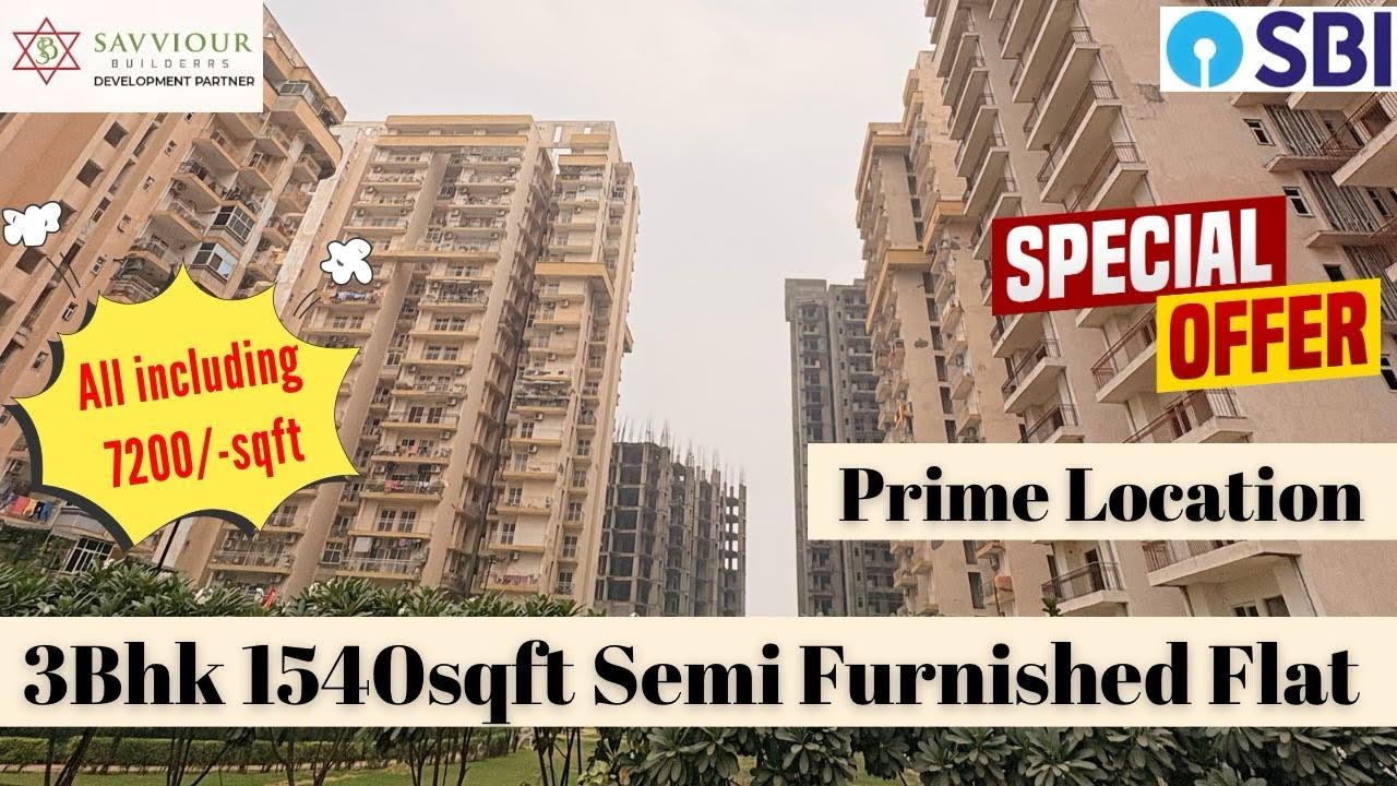 Best 3Bhk Apartment In Noida Extension |Affordable Price Saviour Virdhi Society Prime Location #3bhk