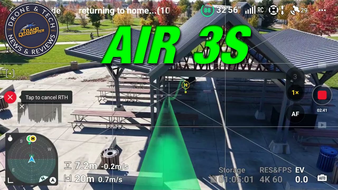 DJI Air 3S нового поколения с функцией интеллектуального возврата домой и повышенной точностью! В...