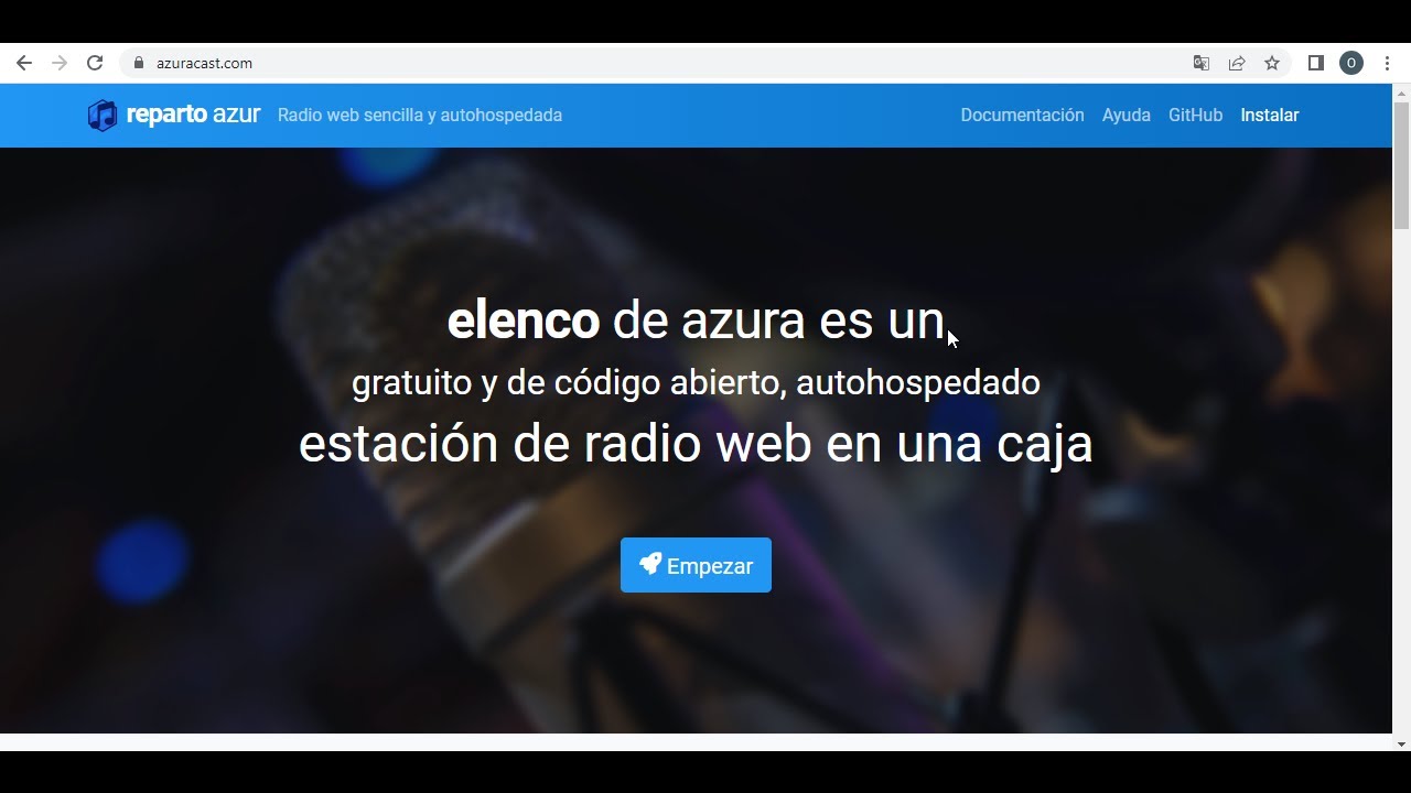 Instalaci&oacute;n del Azuracast en un VPS - Azuracast 1