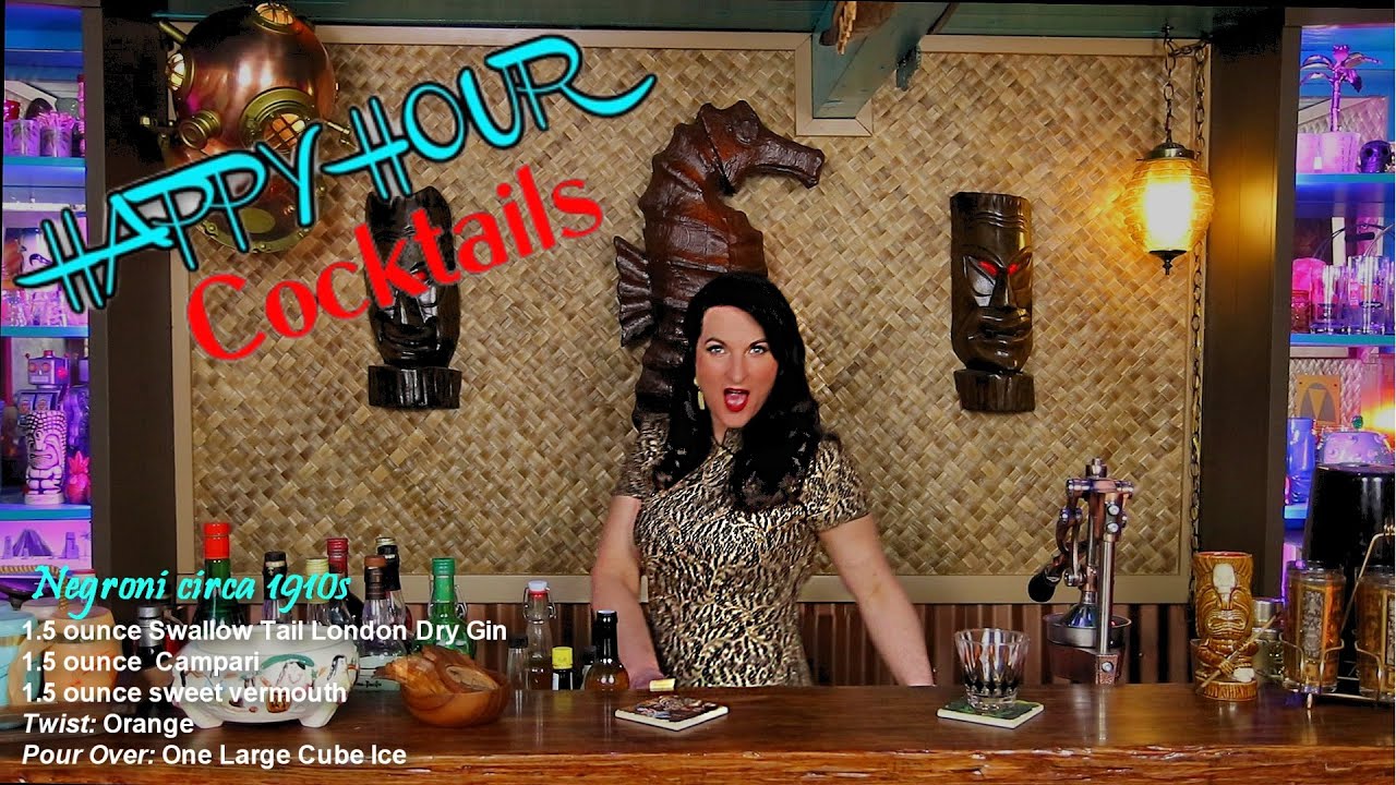 Happy Hour Cocktails: Negroni circa 1910s with Lola Bossanova