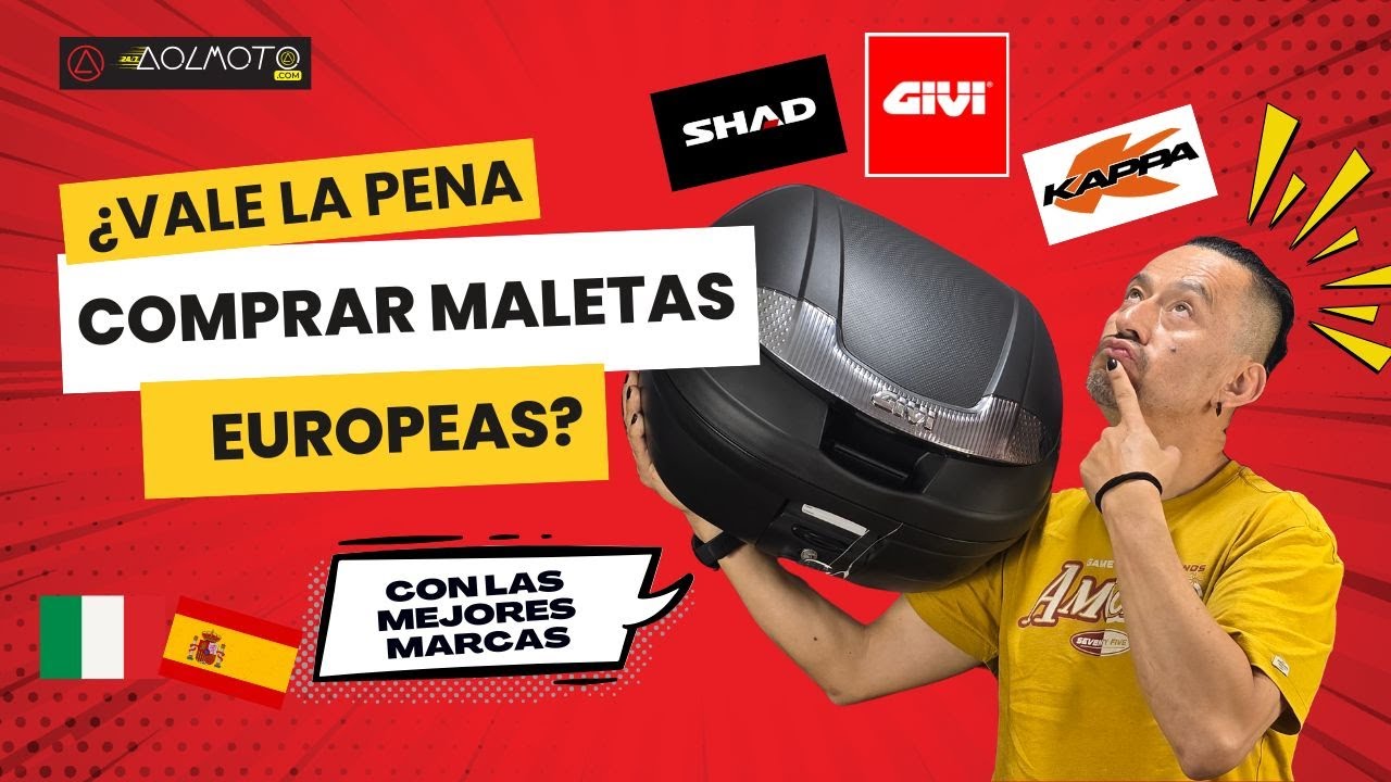 ¿VALE LA PENA COMPRAR BAÚLES PLÁSTICOS GIVI, SHAD O KAPPA PARA TU MOTO?