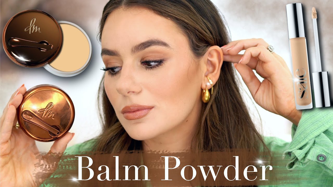 DANESSA MYRICKS BALM POWDER + SAIE Concealer ||Full Day Wear Test + First Impression ||Tania B Wells