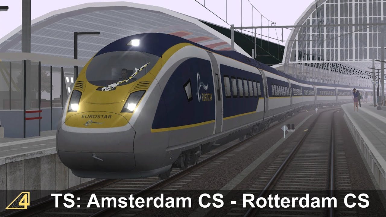 Train Simulator: Amsterdam Centraal - Rotterdam Centraal with Eurostar e320 (Class 374)