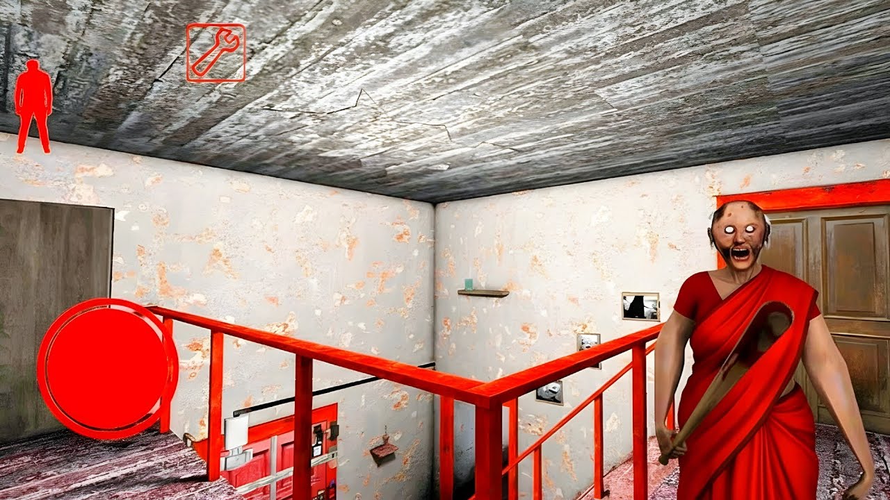 Granny Game Horror Sewar Escape Gameplay | Granny Red Mod House Ep 06