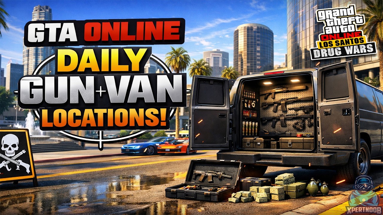 Where To Find TODAYS Gun Van LOCATIONS! For March 2nd 2026 | GTA Online