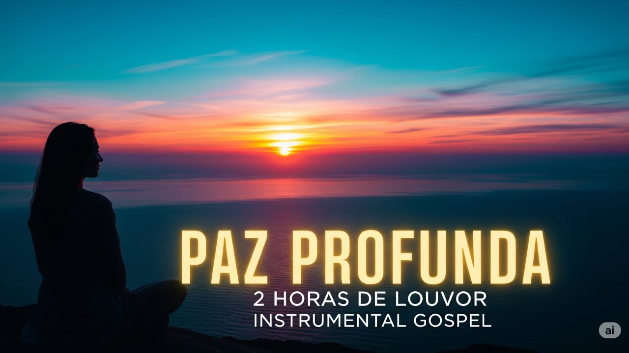 ALÍVIO IMEDIATO! 🕊️ 2 Horas de Louvor Instrumental Gospel para Orar, Meditar e Encontrar a Paz