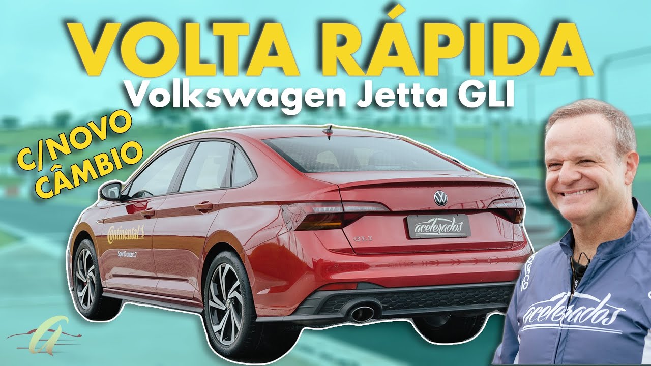 VW JETTA GLI COM NOVO CÂMBIO NA VOLTA RÁPIDA! Rubinho acelera os 231 cv na pista molhada! | #294