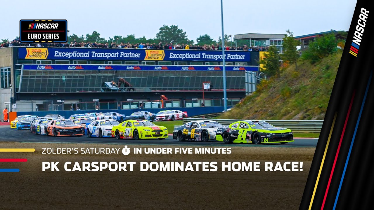 Короткие моменты гонки: финал 2025 EuroNASCAR Zolder Final 01 менее чем за пять минут
