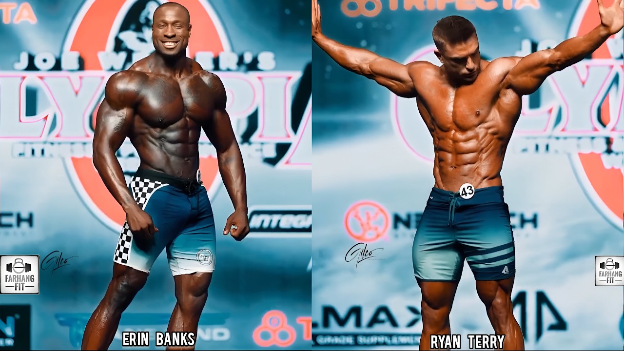 Ryan Terry VS Erin Banks Comparison at Mr. Olympia #ryanterry #erikbanks