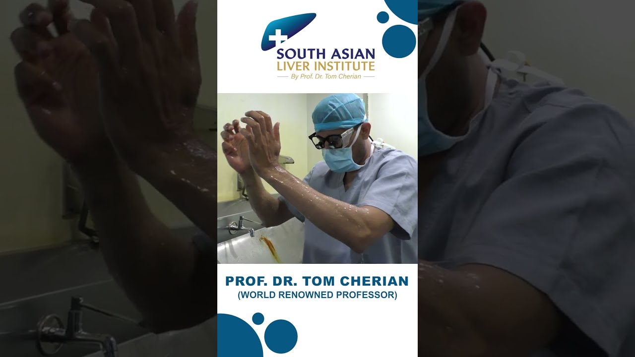 Prof. Dr. Tom Cherian's Handwashing Technique before Surgery Revealed!