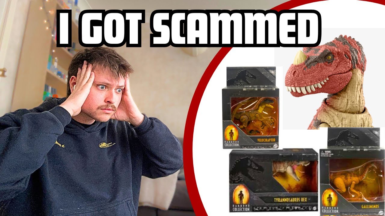I Got Scammed By A Toy Store | How I lost $190 on Jurassic world Hammond Collection Toys!