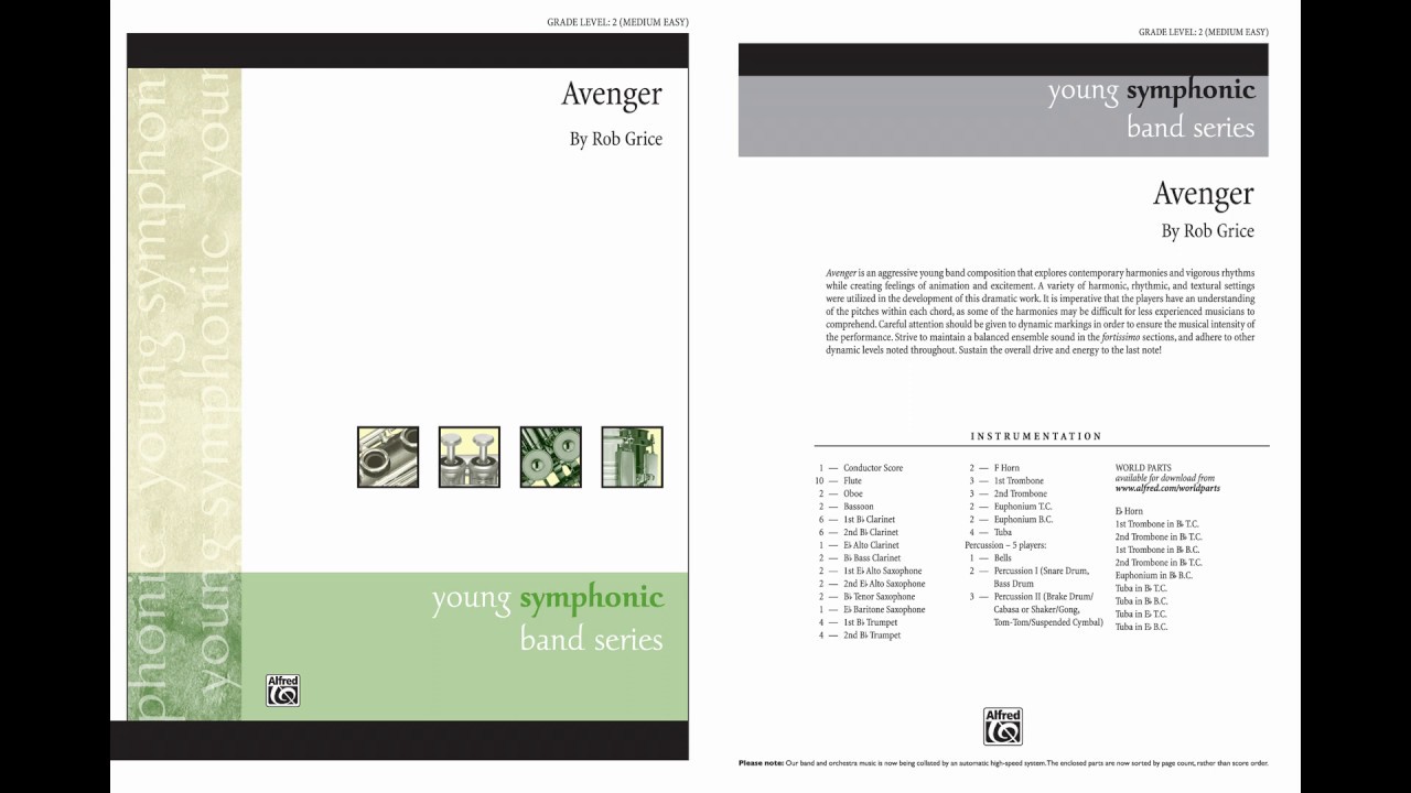 Avenger, by Rob Grice – Score & Sound