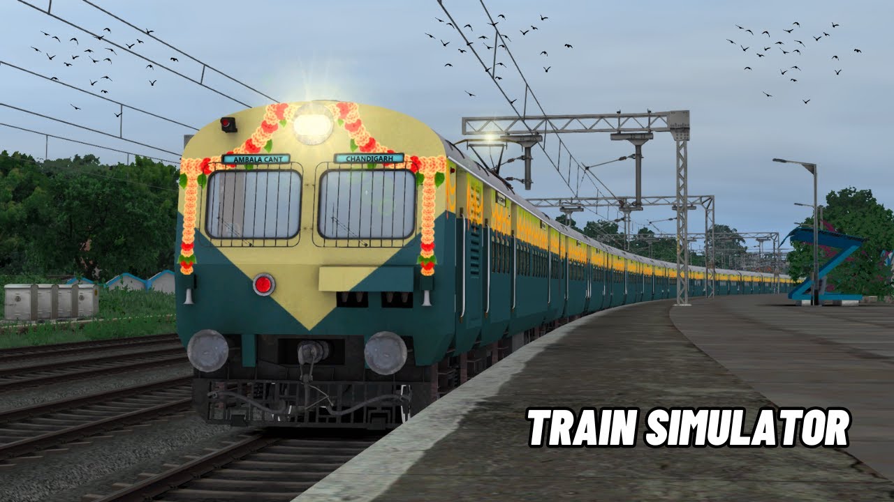 Indian Railways Train Simulator Pc Gameplay || Last Local Train Journey || Pooja At Railway Station