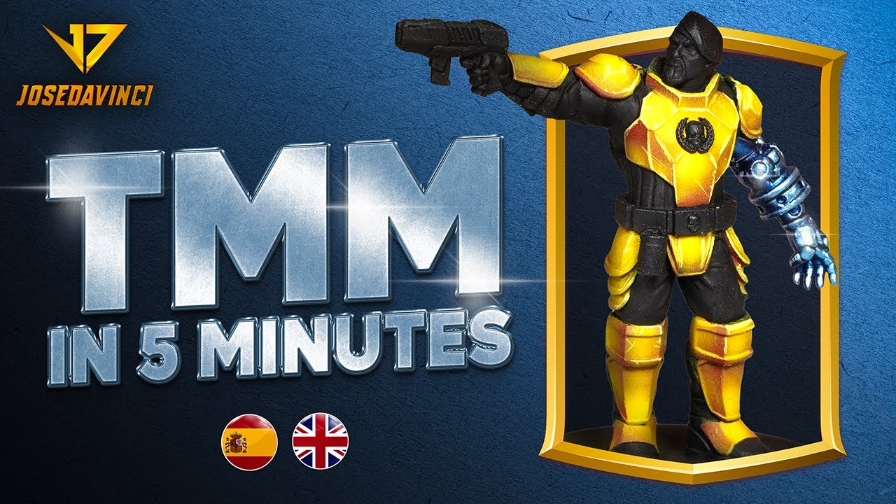 PAINTING MINIATURES: How to paint TMM in 5 minutes / Como pintar Efecto Metálico en 5 minutos 🔥