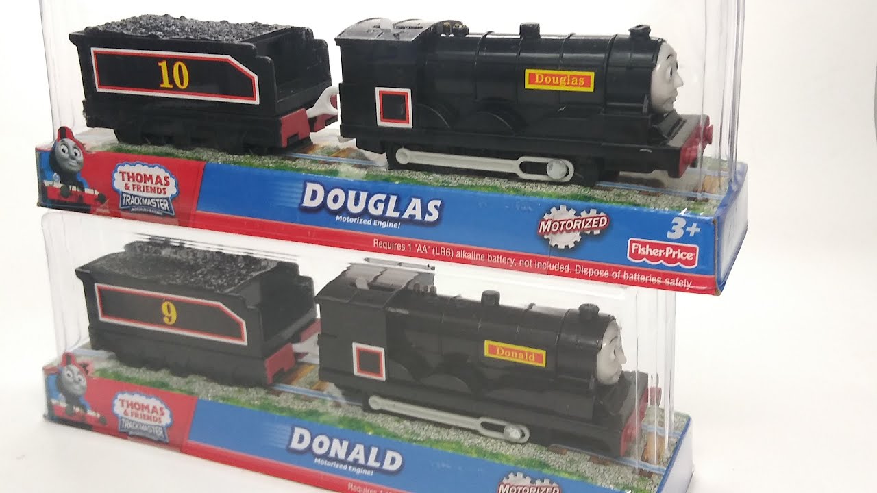 Donald y Douglas Trackmaster en Español unboxing