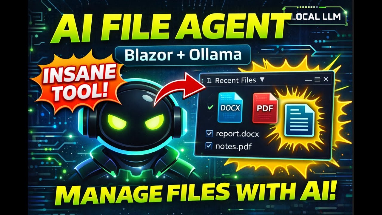 Build Your Own AI File Assistant with Blazor & Local LLMs (Like Claude Code Cowork)