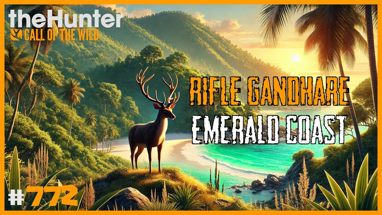 RIFLE GANDHARE EN EMERALD COAST :D | 🦌theHunter: CotW 