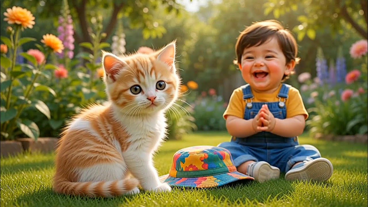 Funny Baby Moments with Cat  | Funny Baby and Cat 😺 👶| Non Stop Laughing and Giggles 