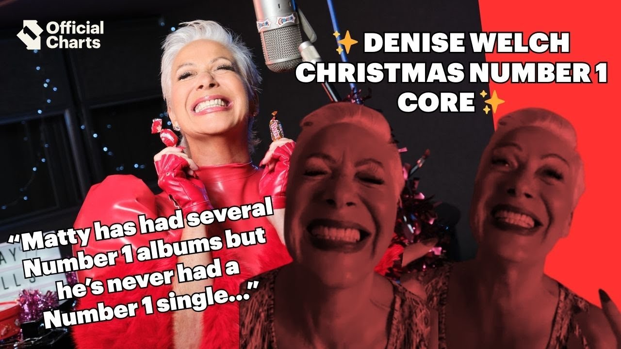 90 seconds of Denise Welch being a Christmas Number 1 queen