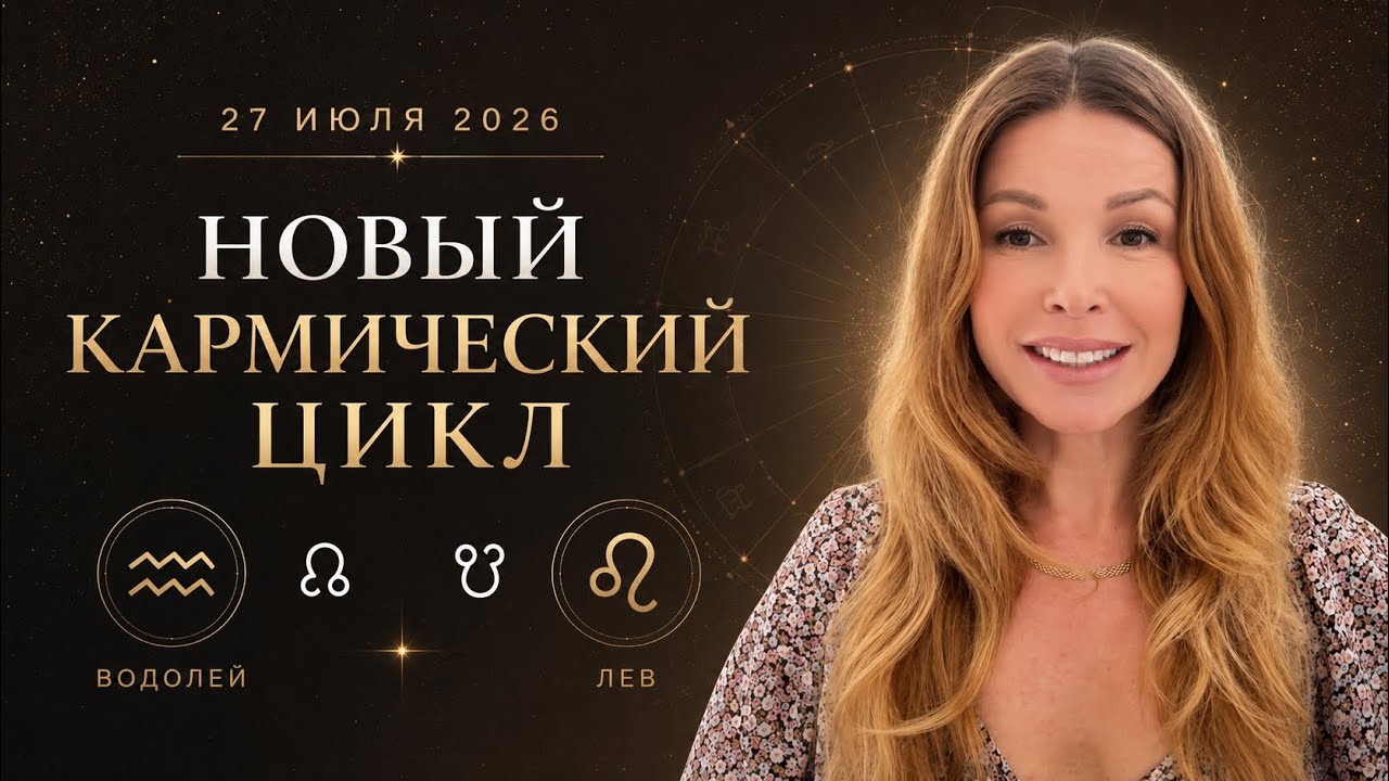 27 июля 2026 Лунные узлы перешли в Водолей / Лев. Начался новый кармический цикл до 26 марта 2028