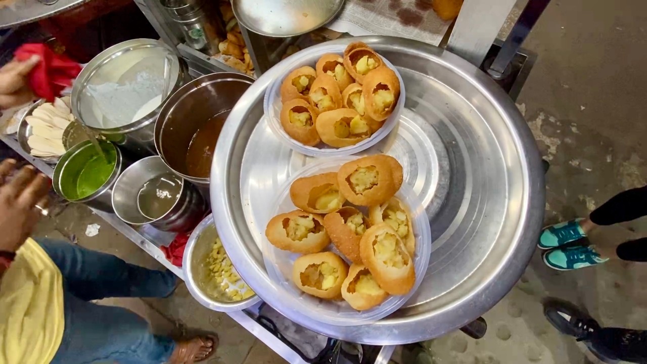 MASALA Bhari ALOO TIKKI Dahi Bhalla Pani Puri Tangy Water