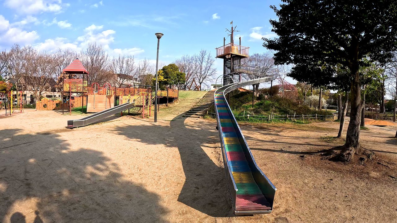 【兵庫】笹原公園のローラーすべり台【伊丹市】【すべおじ】