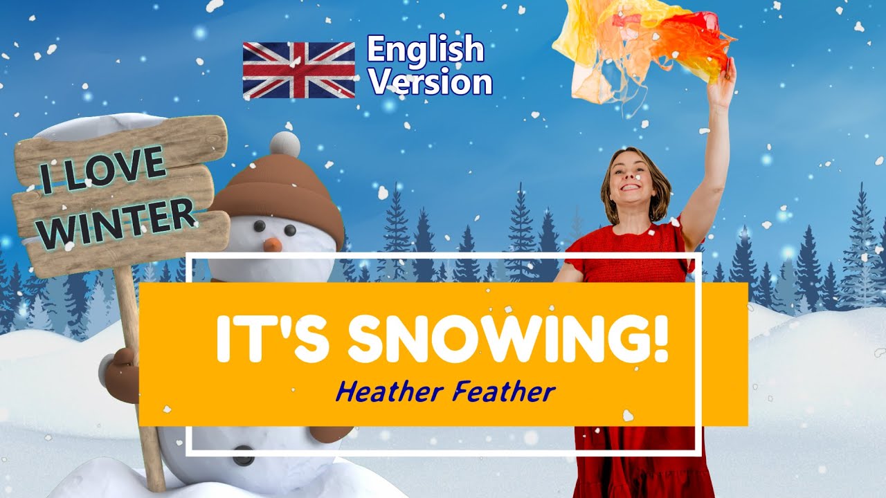 It's Snowing: a music and movement song with scarves for young children and toddlers