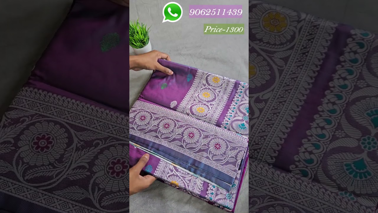 Assam Silk Saree 😍 Whatsapp Booking No 9062511439 #saree #onlineshopping