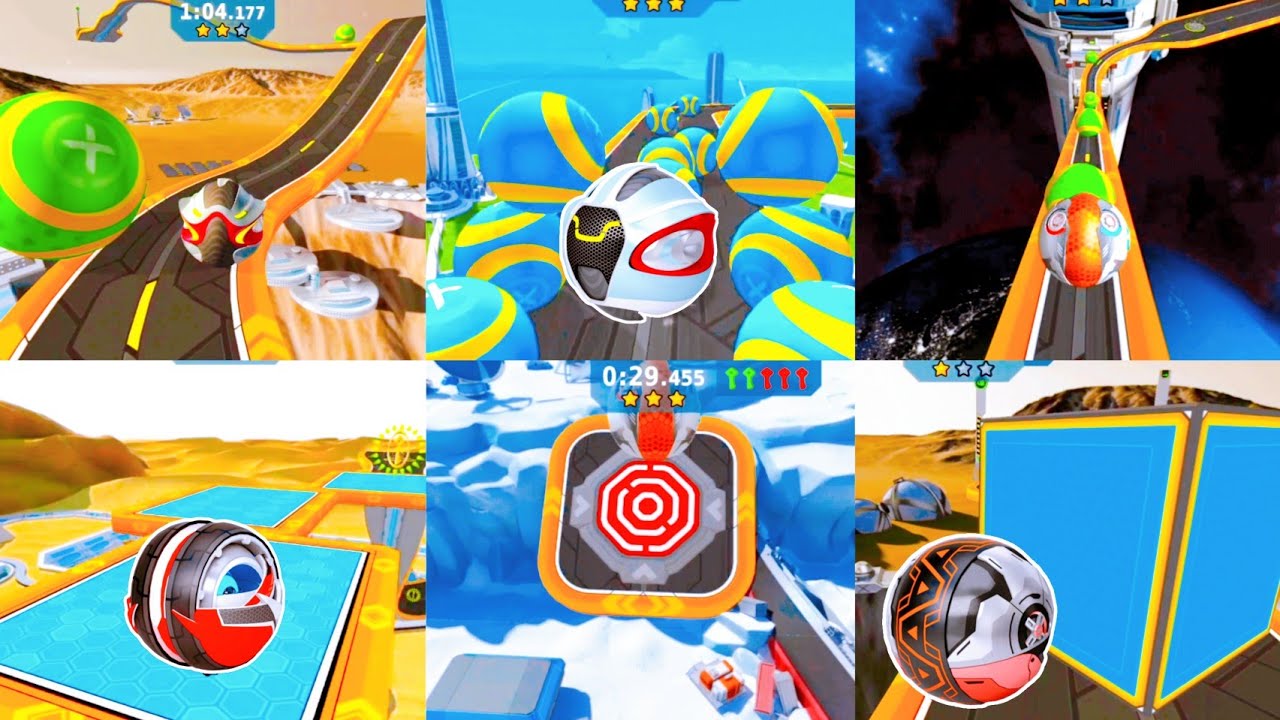Gyrosphere Evolution ⏪ Scene Reverse 🌈 Complete level 48 to 1 🌹 Gyro Balls  💥 Nafxitrix Gaming
