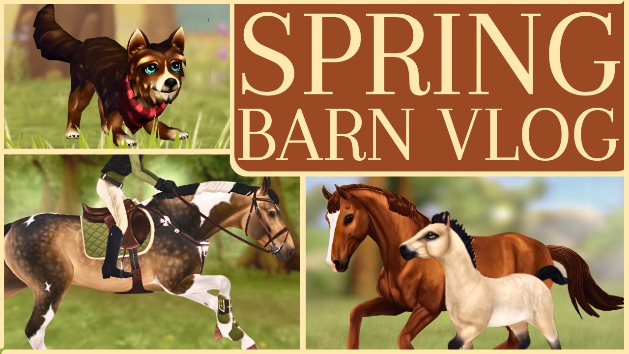 Spring Barn Vlog: Lessons, Cross Country & More! II Star Stable Realistic Roleplay