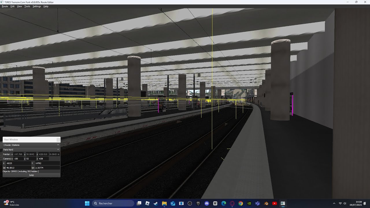 ORTS MG RER B Paris Nord à Laplace ( Présentation Tronçon Commun )