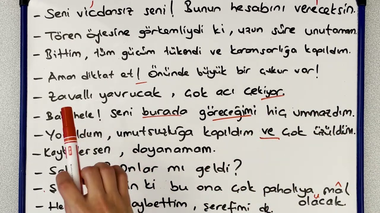 Etkili Konuşma için Tonlama Egzersizleri - Cümleyi Duygusuna Uygun Okuma