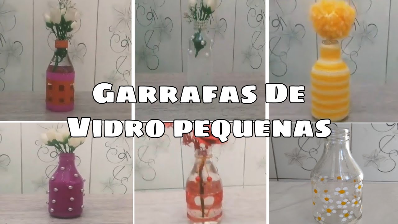 6 IDEIAS INCRIVEIS DE GARRAFAS  DECORADAS ( Garrafinhas de Leite de Coco )