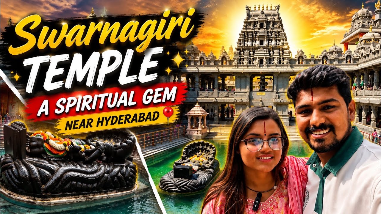 Weekend Spiritual Trip from Hyderabad | Swarnagiri Temple Vlog 🙏🏻