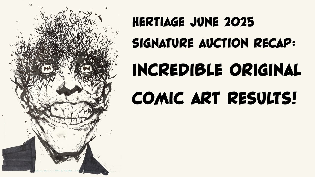 Heritage June 2025 Signature Auction Recap - Incredible Original Art Results Jock Frazetta McFarlane