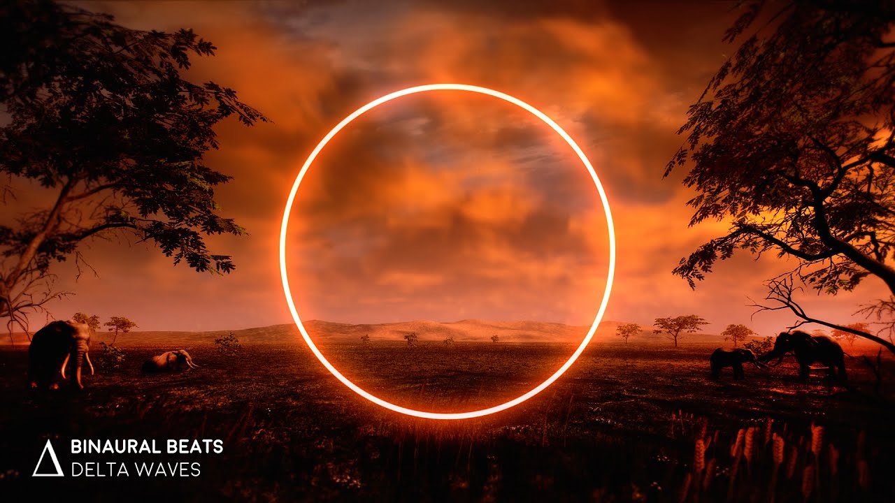 [ Fall Asleep Fast ] Music for DEEP SLEEP &ldquo;Safari Sunset&rdquo; Binaural Beats Insomnia Healing