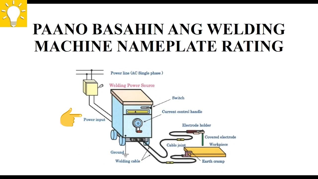 Paano basahin ang nameplate rating ng welding machine