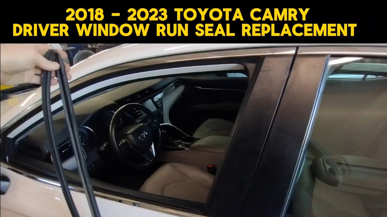 Руководство по замене уплотнителя водительского окна TOYOTA CAMRY 2018–2023 гг.